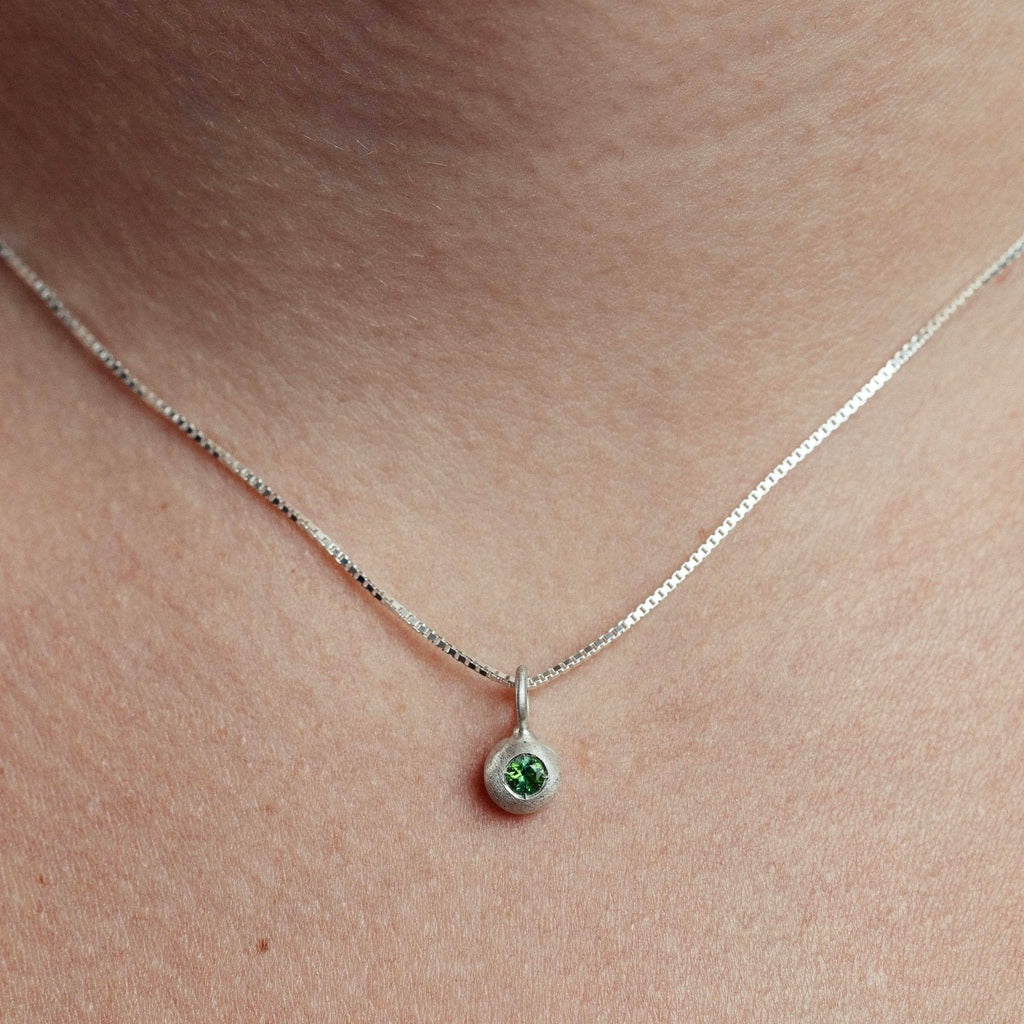 Colar mini Turmalina Verde